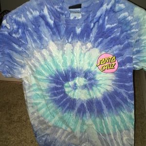 Tye dye Santa Cruz shirt
